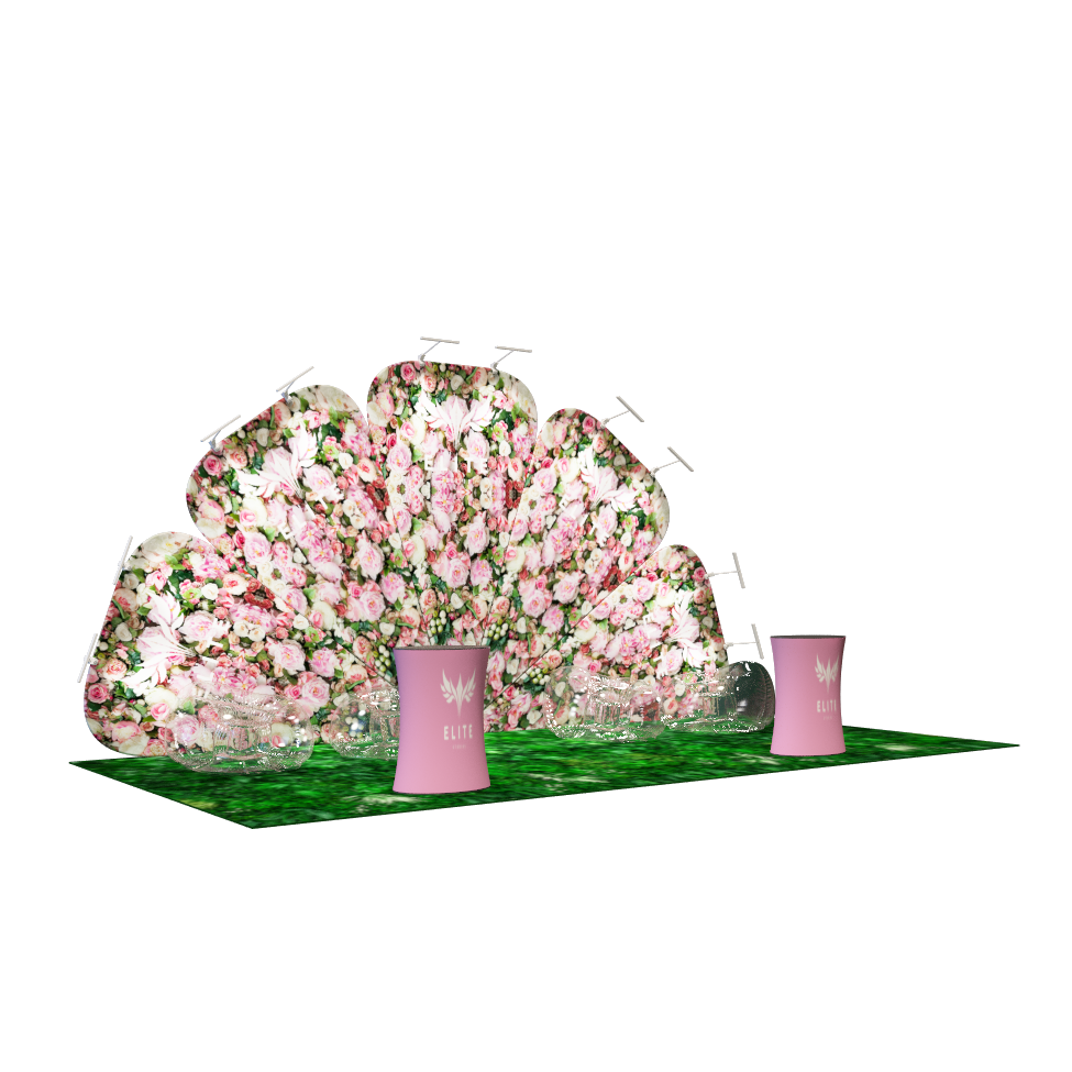 Portable Exhibit Display 3m x 6m - Model 2