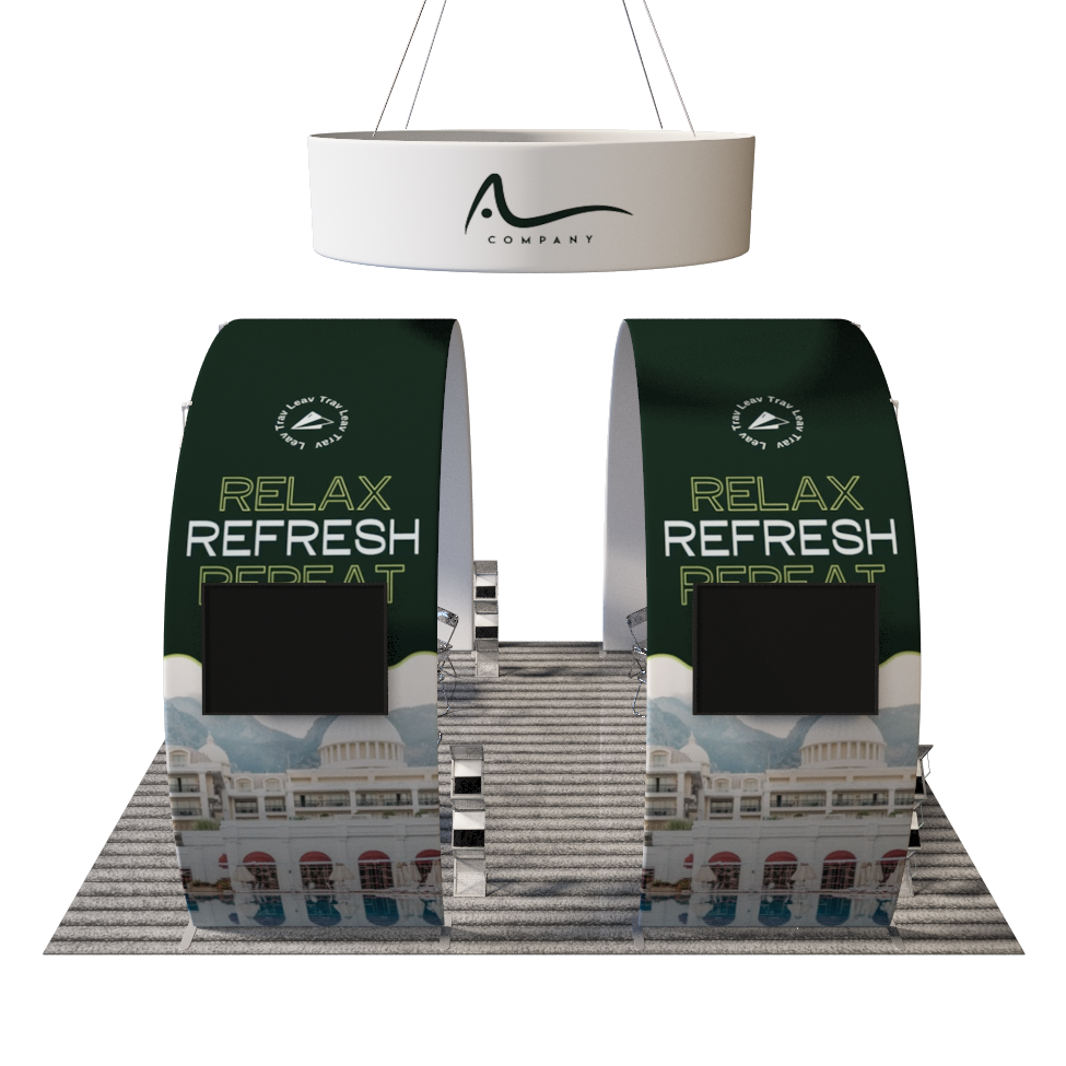 Portable Exhibit Display 3m x 6m - Model 9
