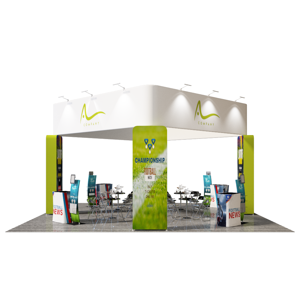 Modular Booth Kits 6m x 6m - Model 11