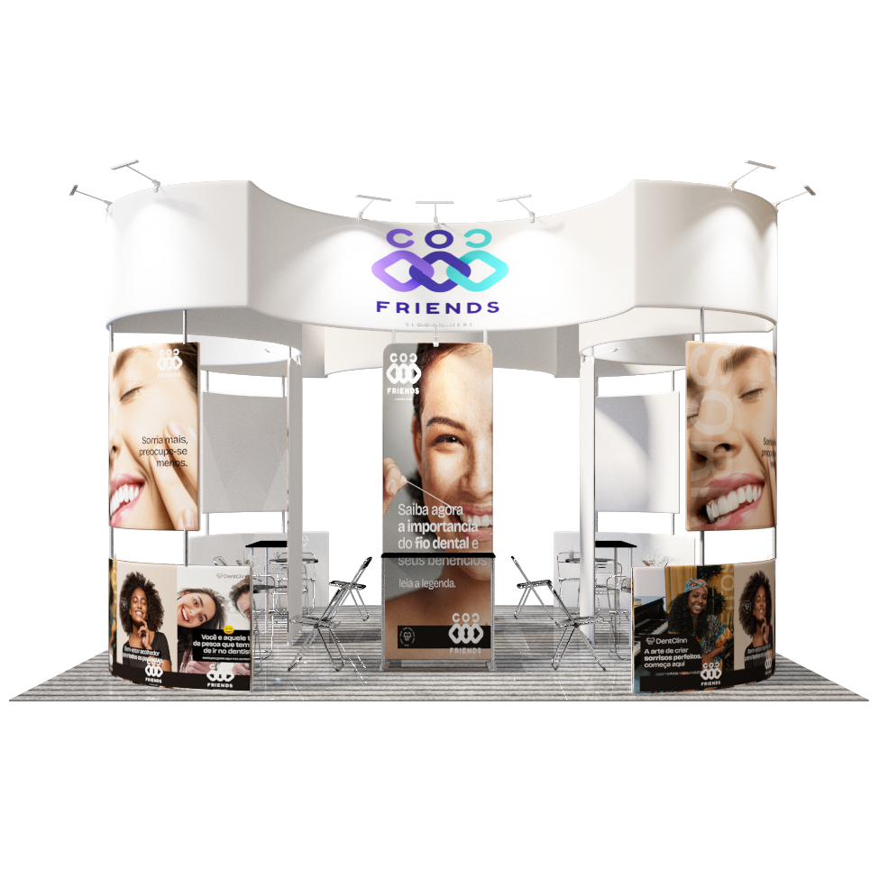 Modular Booth Kits 6m x 6m - Model 14