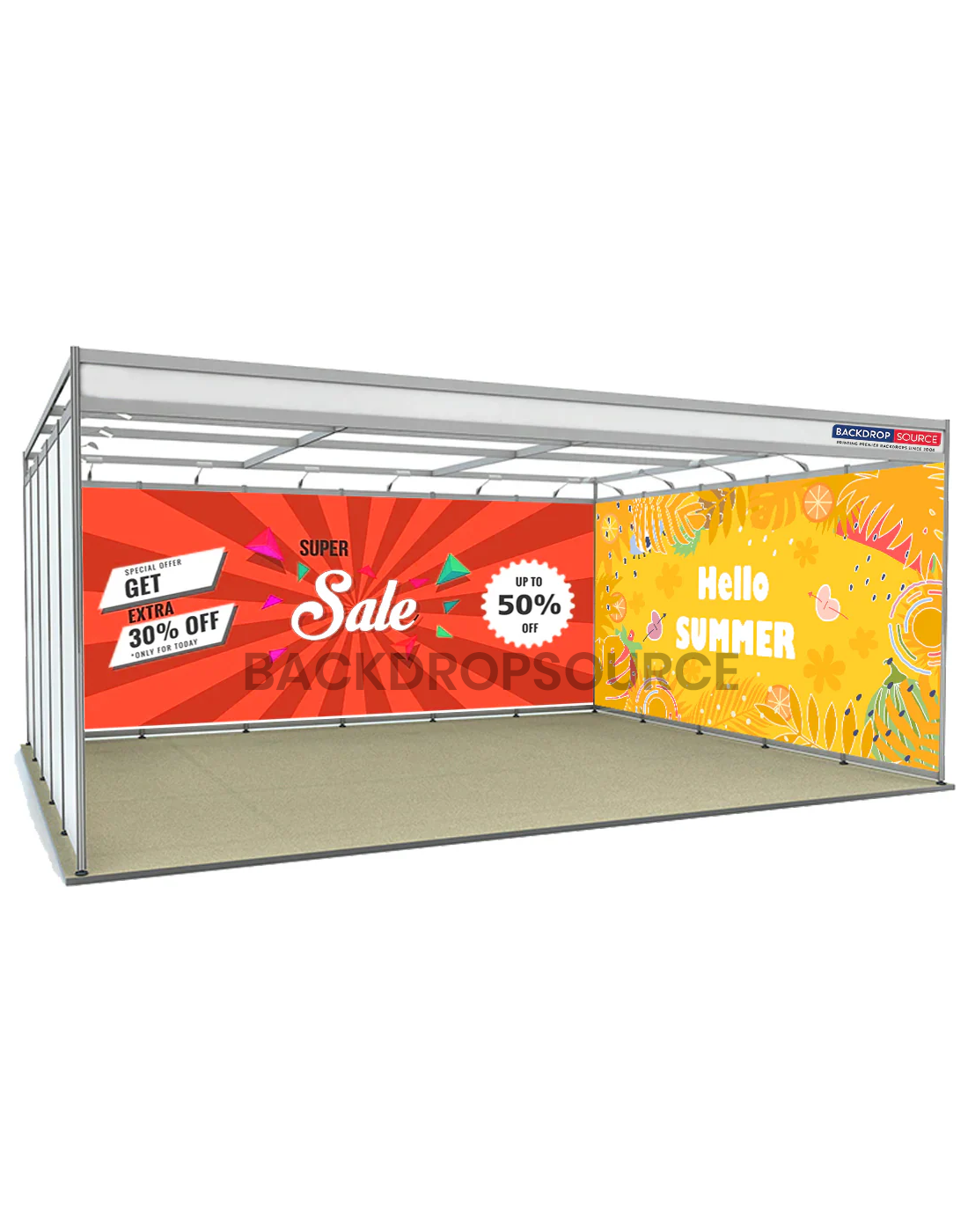 Shell scheme Exhibition Graphics ( Full Coverage Seamless)