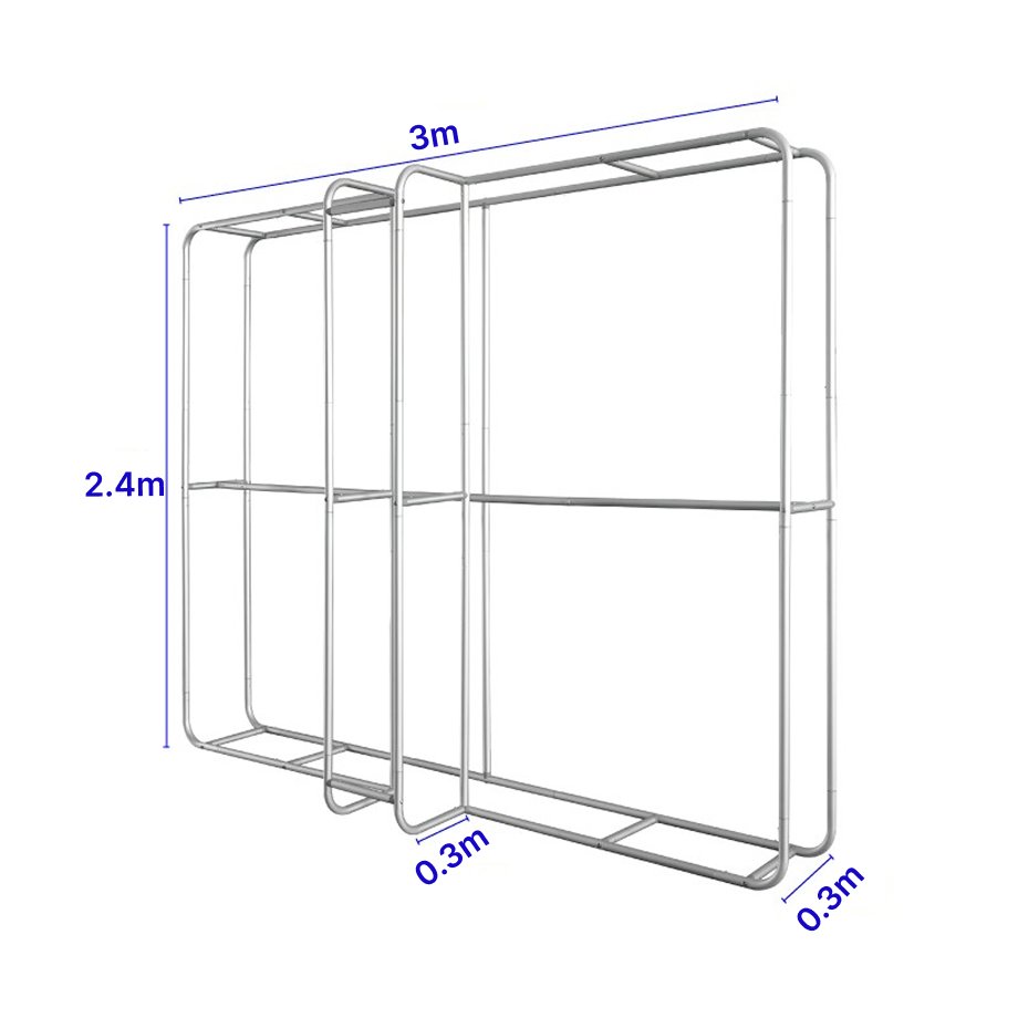 3D T-vormige beursachtergrond