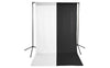 Premium witte en zwarte achtergrond met standaard (2 achtergrondsets)