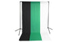 Premium zwart-wit-groene achtergrond met standaard (set van 3 achtergronden)