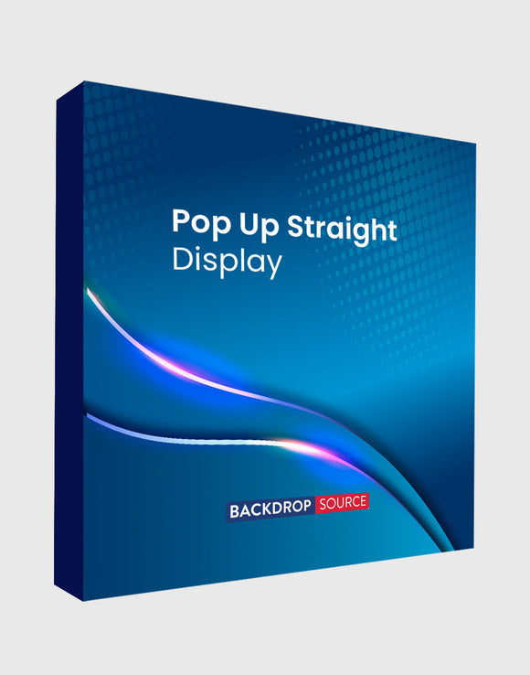 Fabric Pop Up Straight Display for all Exhibitions
