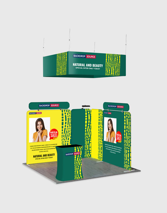 Draagbare tentoonstellingsdisplay 3m x 3m - Model 30