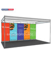 Schaalschema Tentoonstellingsgrafiek voor een stand van 5 m breed en 3 m diep