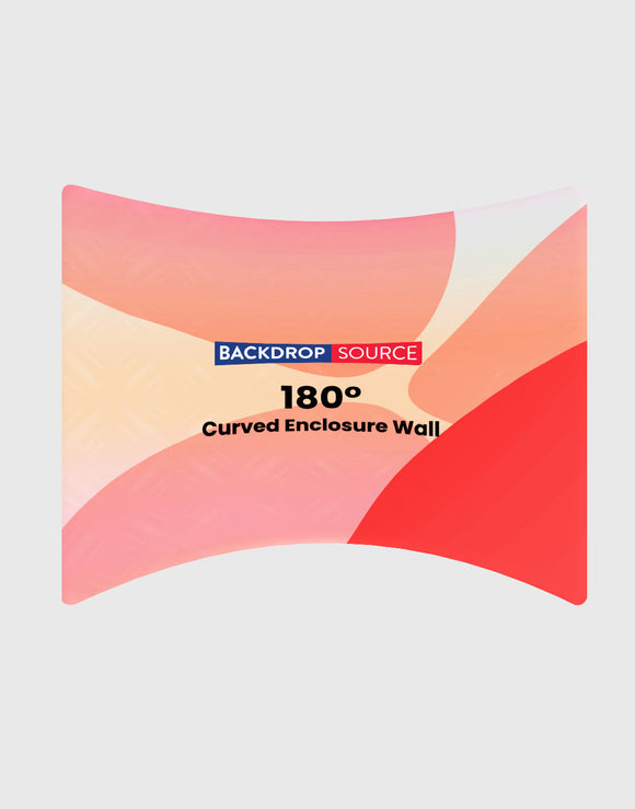 Aangepaste 180° gebogen wand