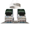 Draagbare tentoonstellingsdisplay 3m x 6m - Model 9