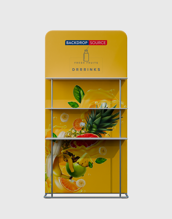 EZ Display Banner Stand met Planken