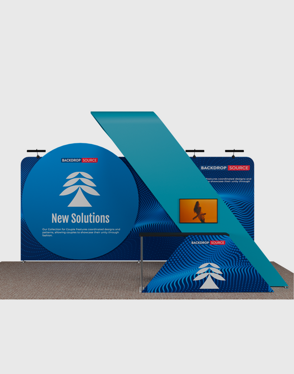 Draagbare tentoonstellingsdisplay 6m x 3m - Model 18