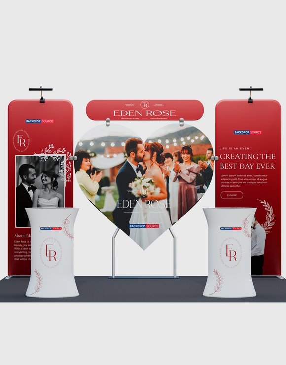 Draagbare tentoonstellingsdisplay 3m x 3m - Model 38