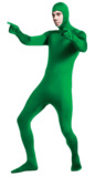 Chroma Key Groen Bodypak