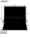 6 m B x 6 m H Wit/zwarte achtergrond met een achtergrondstandaard