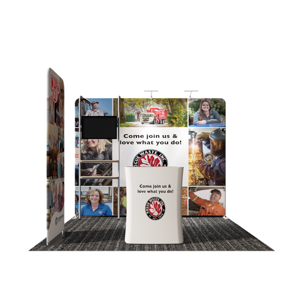 Draagbare tentoonstellingsdisplay 3m x 3m - Model 22