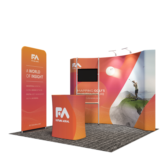 Draagbare tentoonstellingsdisplay 3m x 3m - Model 23