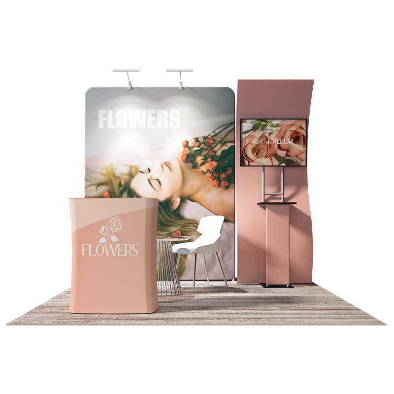 Draagbare tentoonstellingsdisplay 3m x 3m - Model 10