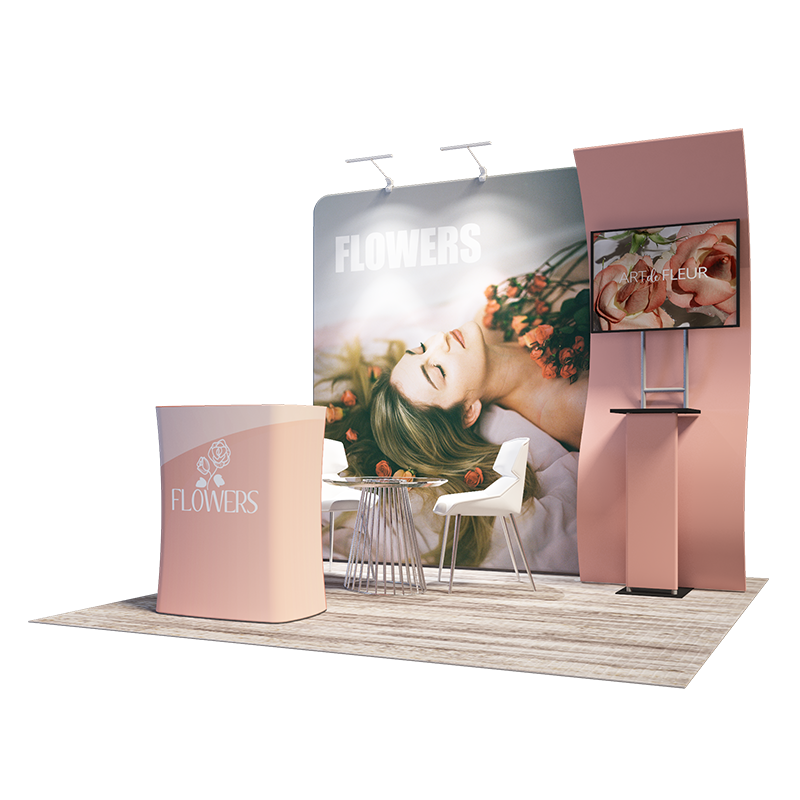 Draagbare tentoonstellingsdisplay 3m x 3m - Model 10