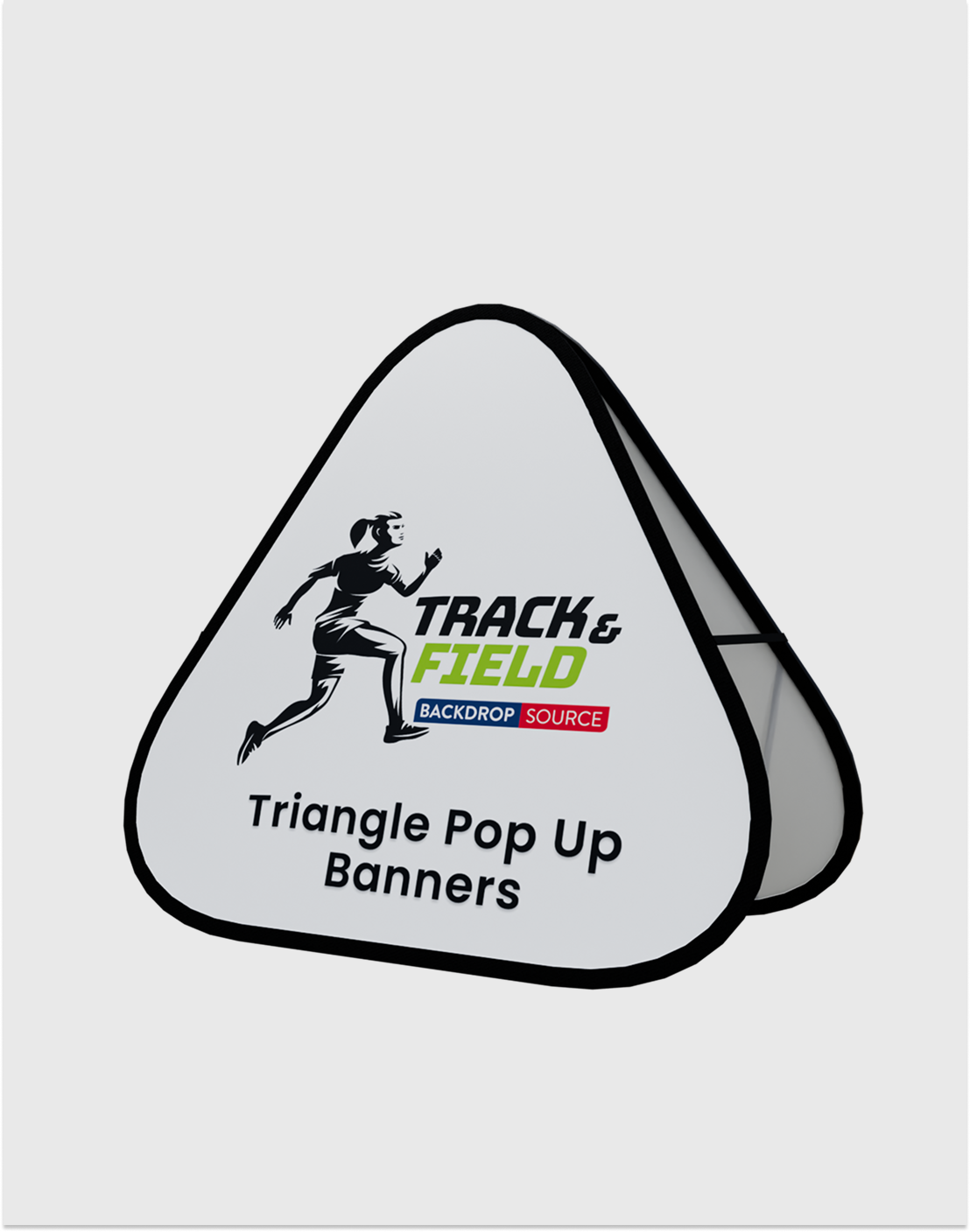 Driehoekige pop-upbanners (dubbelzijdig bedrukt)