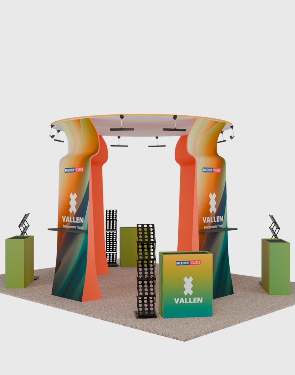 Modular Booth Kits 6m x 6m - Model 13 – Backdropsource NL