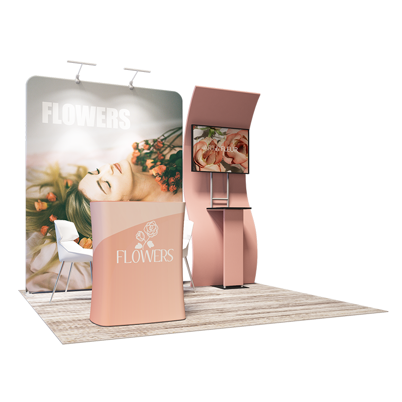 Draagbare tentoonstellingsdisplay 3m x 3m - Model 10