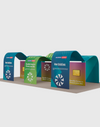 Modulaire cabinekits 9m x 6m - Model 1