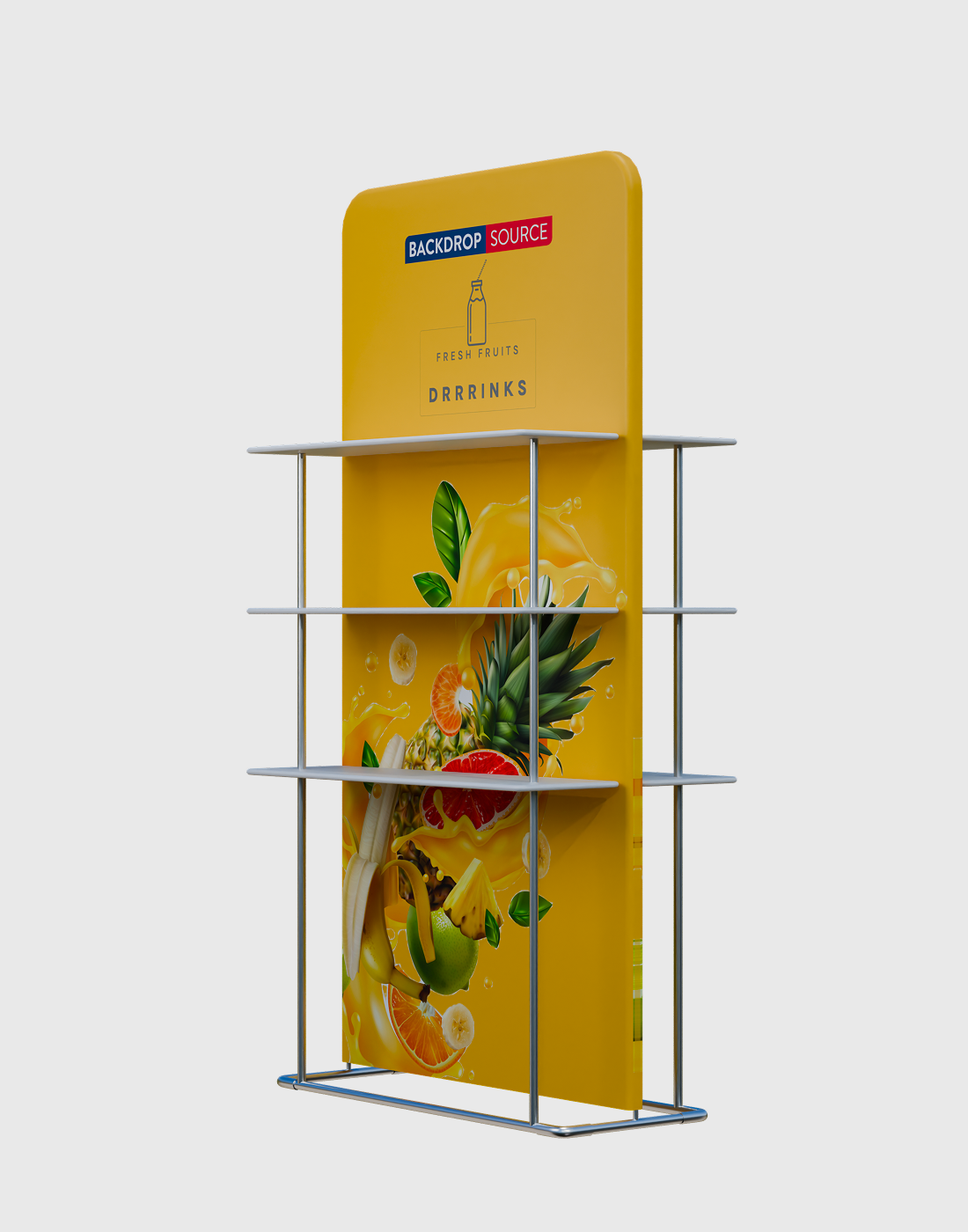 EZ Display Banner Stand met Planken