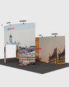 Draagbare tentoonstellingsdisplay 3m x 6m - Model 6