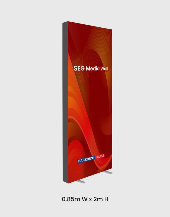 SEG Fabric Media Wall - 0,85 m x 2 m