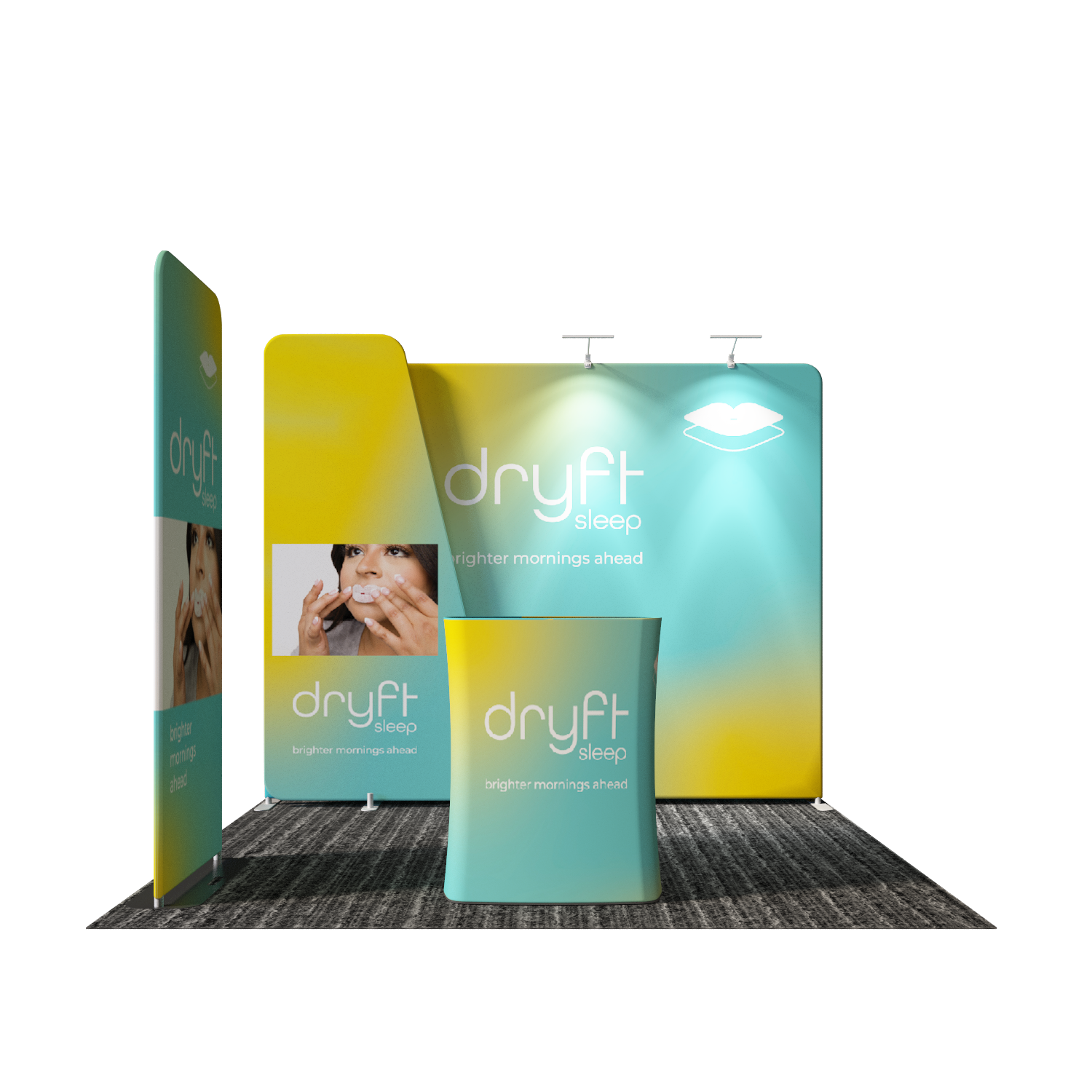 Draagbare tentoonstellingsdisplay 3m x 3m - Model 24