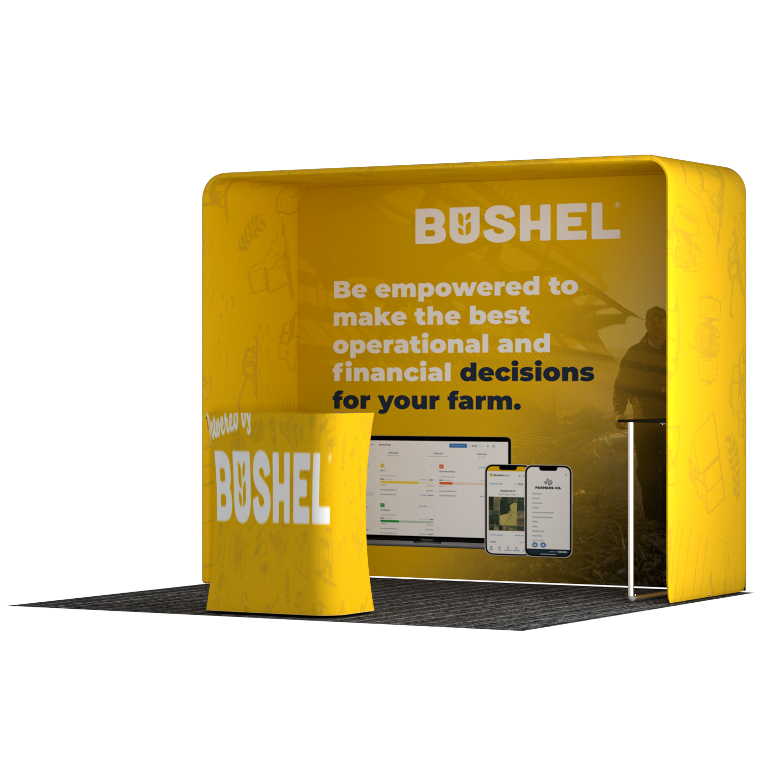 Draagbare tentoonstellingsdisplay 3m x 3m - Model 26