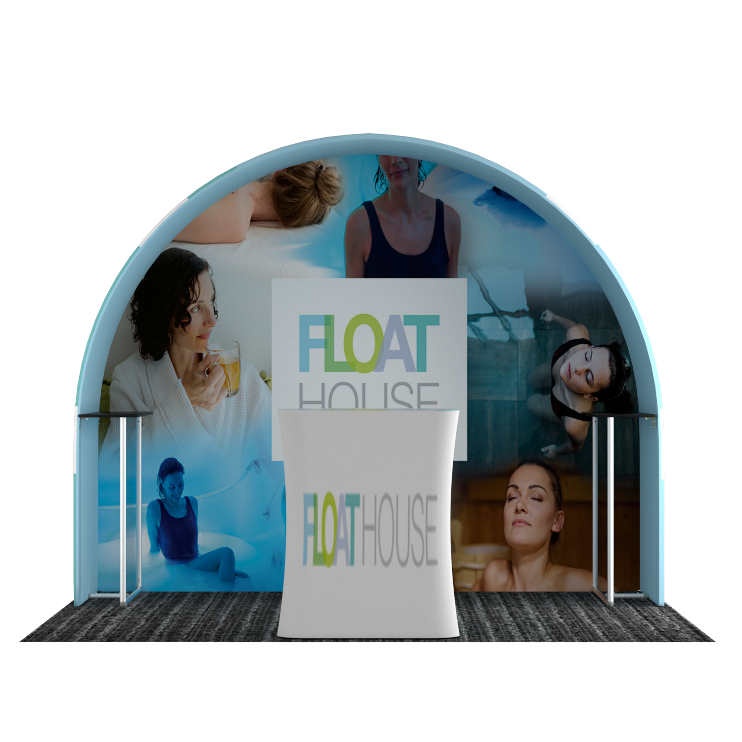 Draagbare tentoonstellingsdisplay 3m x 3m - Model 27