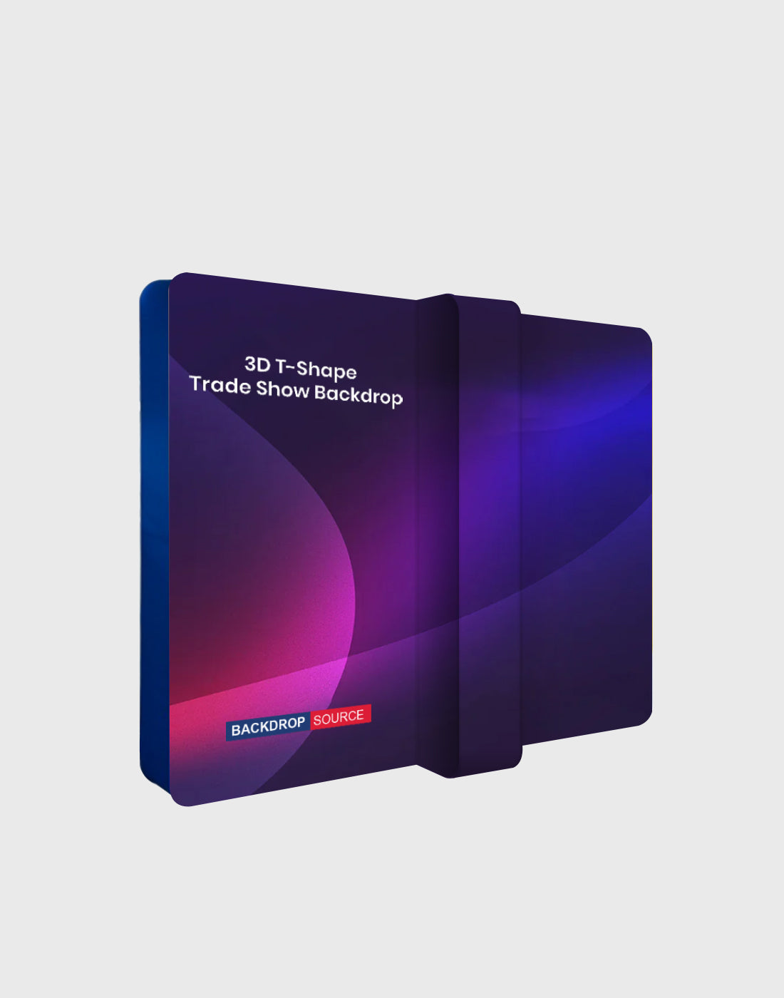 3D T-vormige beursachtergrond
