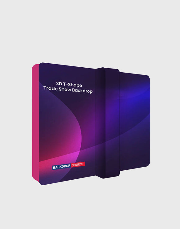 3D T-vormige beursachtergrond