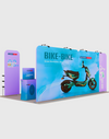 Draagbare tentoonstellingsdisplay 3m x 6m - Model 14