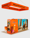 Draagbare tentoonstellingsdisplay 3m x 6m - Model 13