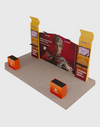 Draagbare tentoonstellingsdisplay 3m x 6m - Model 7
