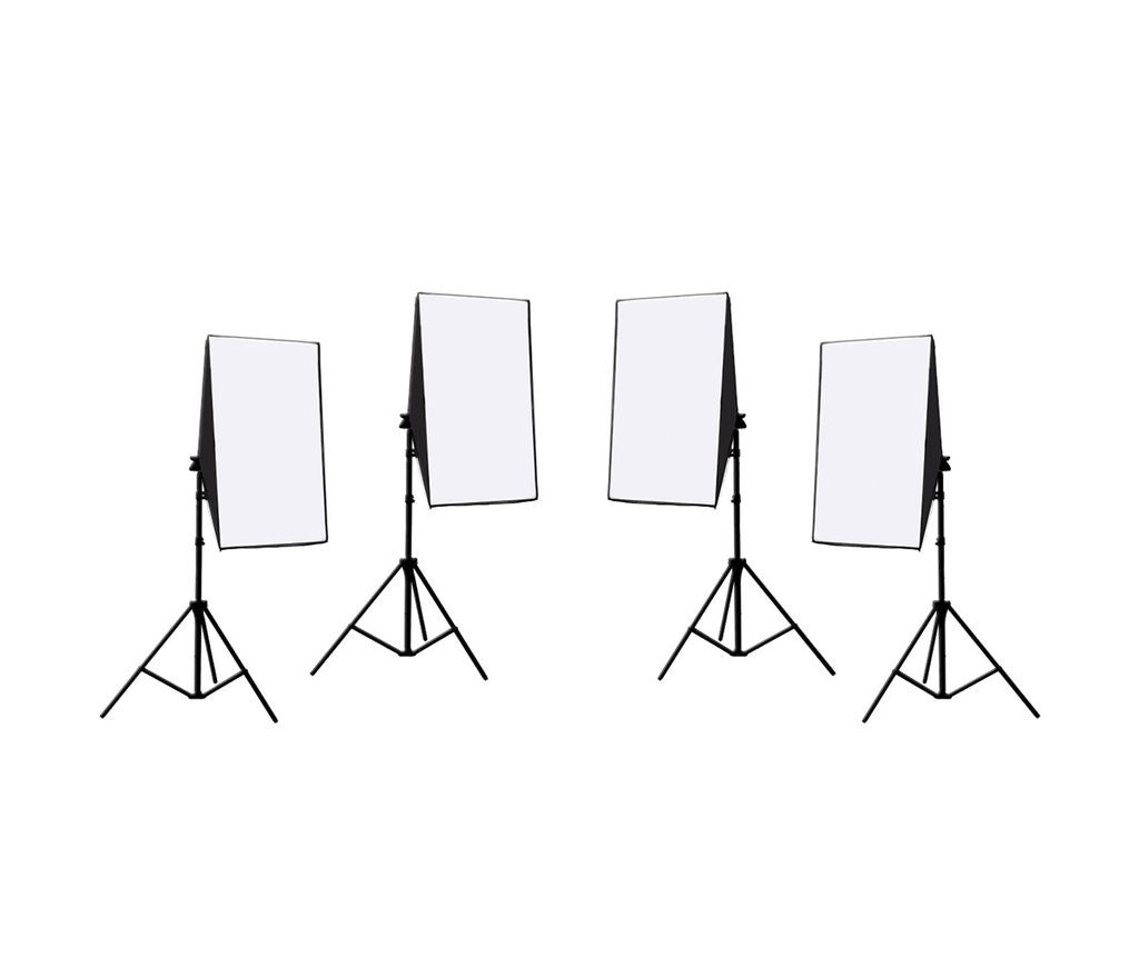 4-kops continue softbox lichtset