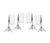 4-kops continue softbox lichtset