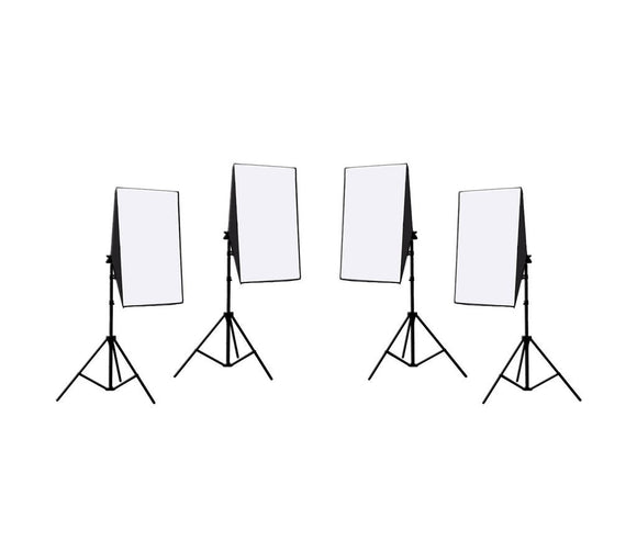 4-kops continue softbox lichtset