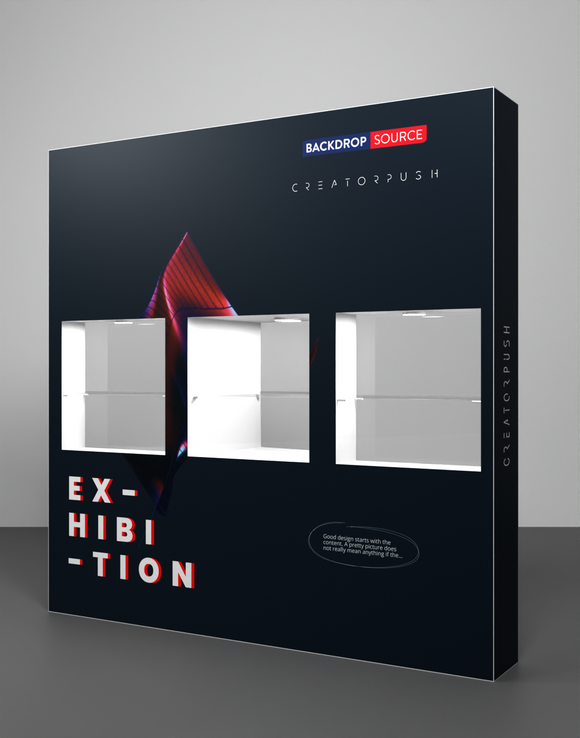 SEG Popup - Interne vitrine met verzonken LED-ring
