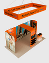 Draagbare tentoonstellingsdisplay 3m x 6m - Model 13