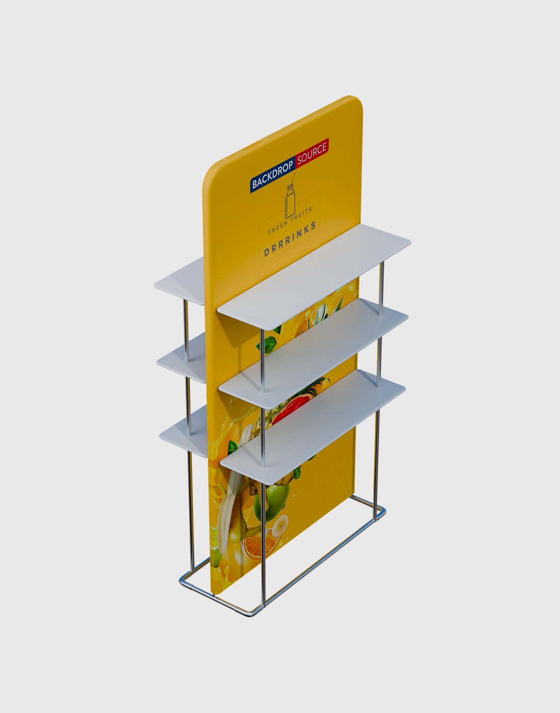 EZ Display Banner Stand met Planken