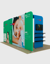 Draagbare tentoonstellingsdisplay 3m x 6m - Model 11