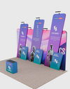Draagbare tentoonstellingsdisplay 3m x 6m - Model 1