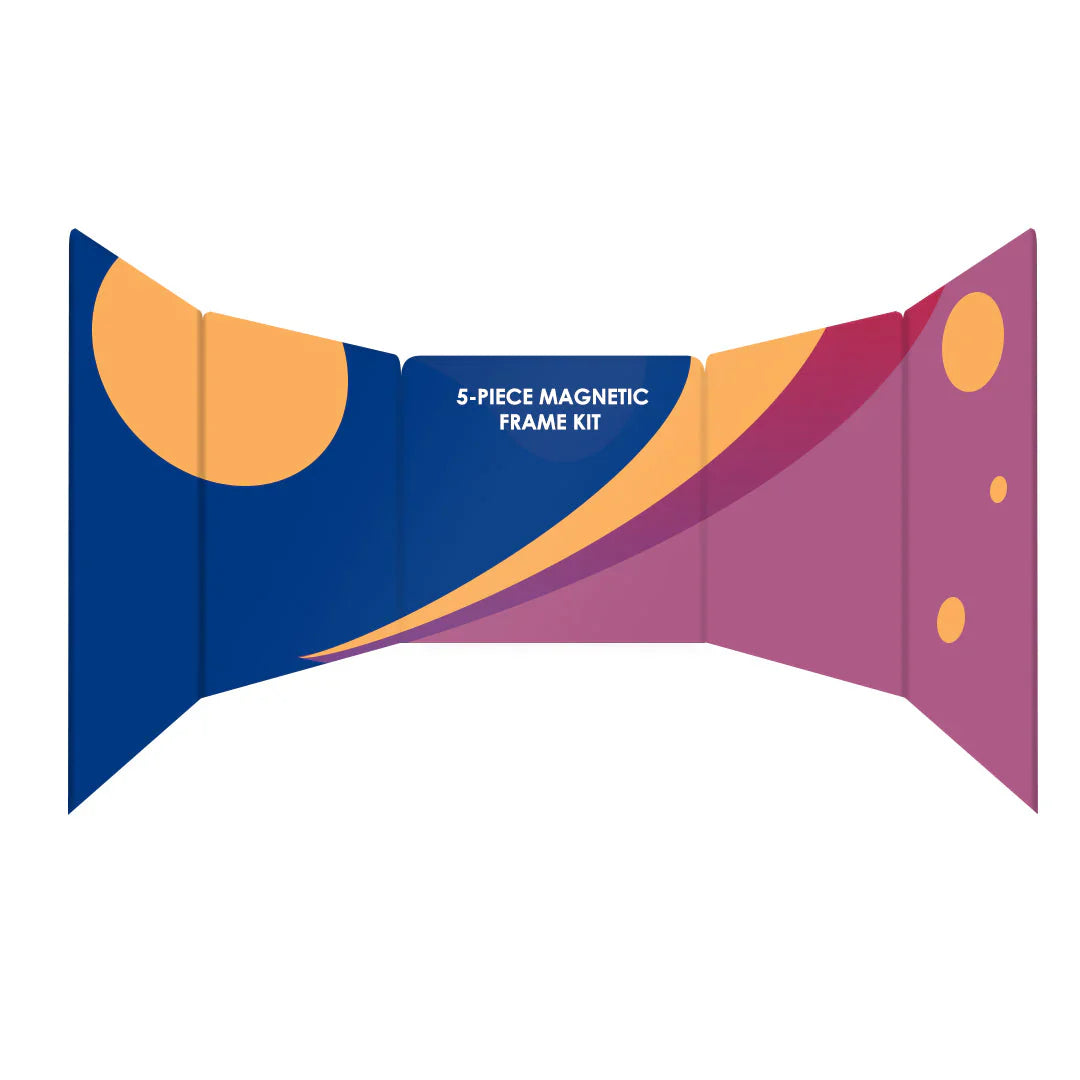 Magnetische scheidingswanddisplays - 5 panelen