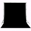 6 m B x 6 m H Effen wit/zwarte achtergrond met standaard