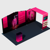 Draagbare tentoonstellingsdisplay 3m x 6m - Model 18