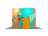 Draagbare tentoonstellingsdisplay 3m x 3m - Model 1