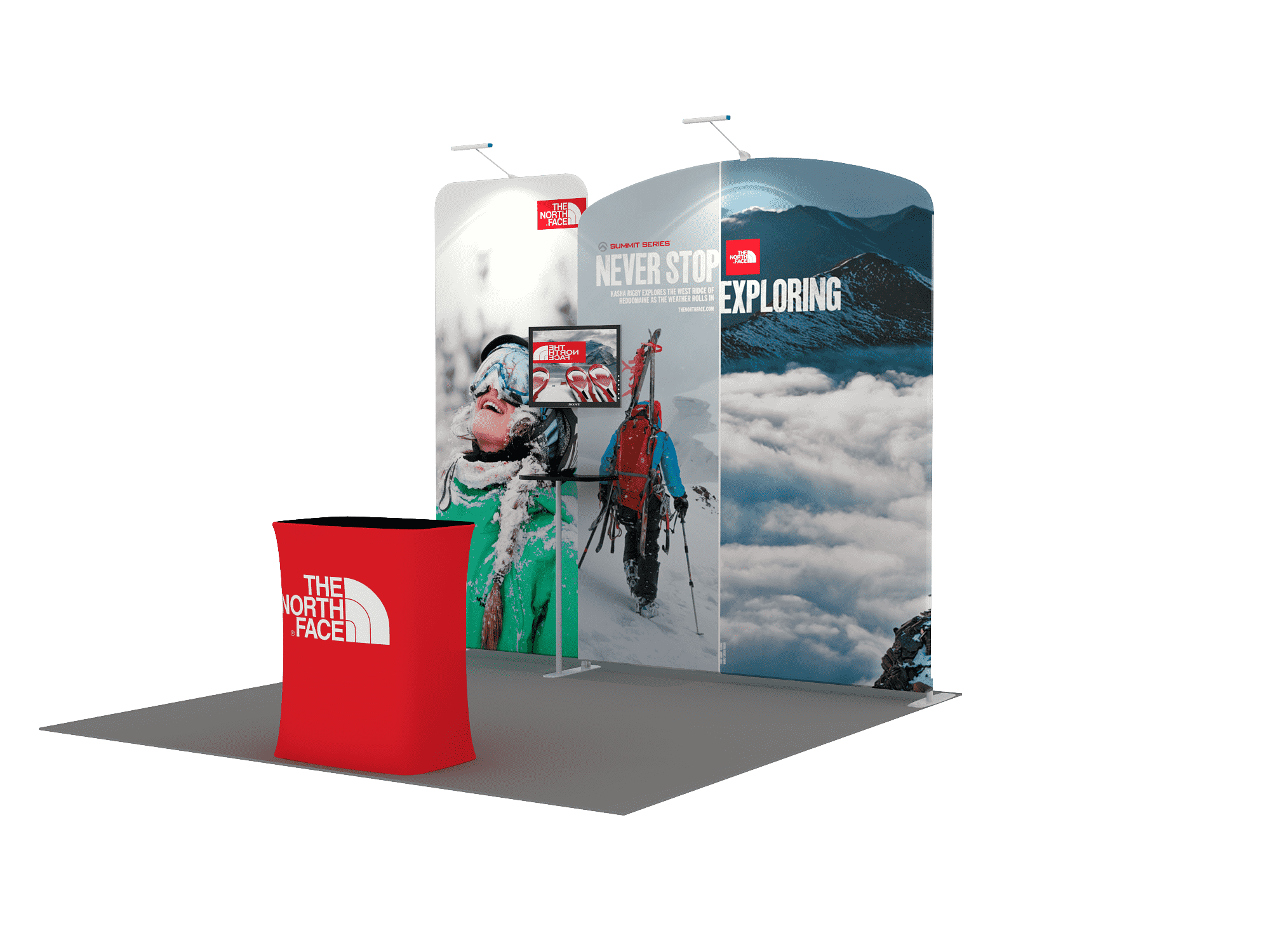Draagbare tentoonstellingsdisplay 3m x 3m - Model 2